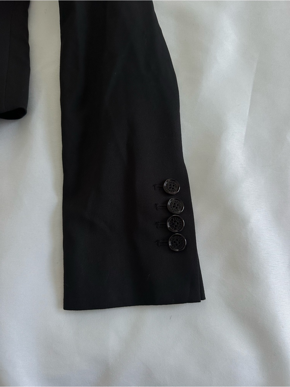 A/X Armani Exchange Black Cropped Blazer New With Tags - Picture 4 of 6